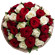 bouquet of red and white roses. Sri Lanka